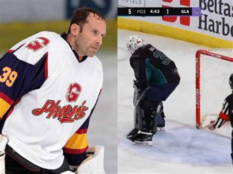 WATCH: Chelsea’s legendary Goalkeeper Petr Cech makes his ICE HOCKEY ...