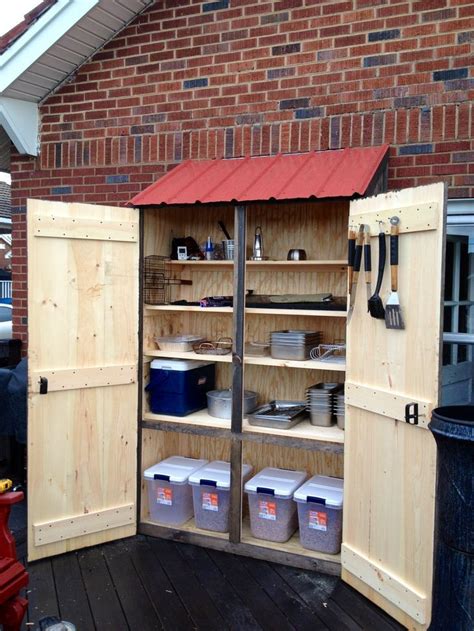 Image result for diy food storage closet Outdoor Rooms, Diy Outdoor ...