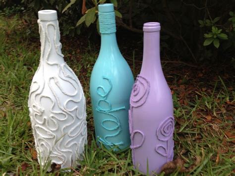 Recycled Wine Bottle Art you can make - 365 Days of Crafts