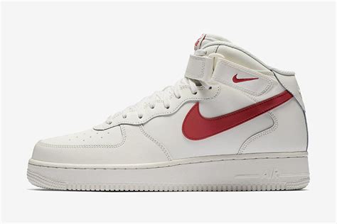 Nike Air Force 1 Mid 07 (Sail/University Red) - Sneaker Freaker