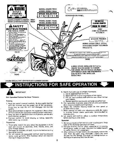 Ariens 7524 Manual