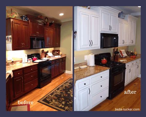 Staining Kitchen Cabinets Before And After Pictures | Cabinets Matttroy