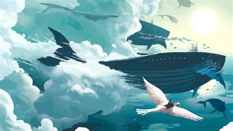 24 Flying Whale Wallpapers - Wallpaperboat