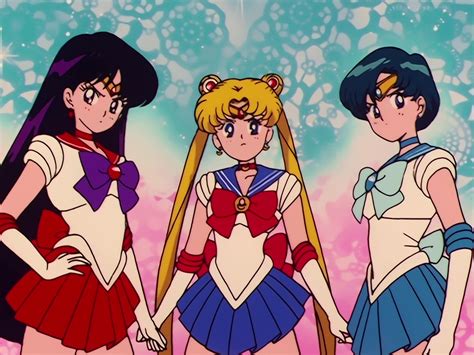 Sailor Mars, Sailor Moon, and Sailor Mercury by UGSF on DeviantArt