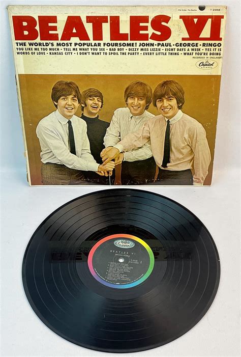 Lot - 1965 The Beatles "Beatles VI" Capitol Records T-2358 Album