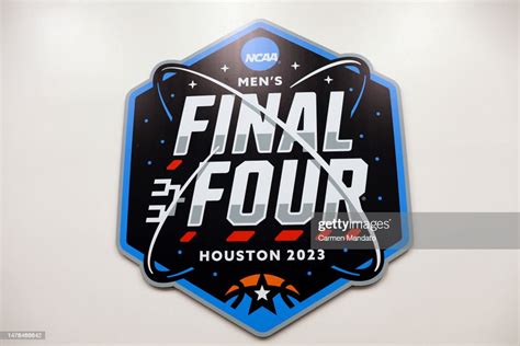 The 2023 Final Four logo is seen ahead of the 2023 NCAA Men's... News ...