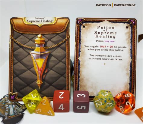 Paper Forge — Our Potion of Supreme Healing card is out! Grab it...