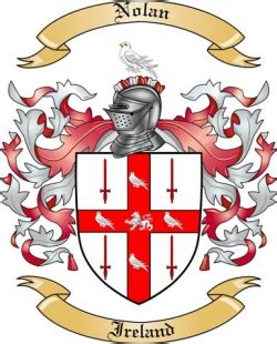 Nolan Family Crest from Ireland by The Tree Maker