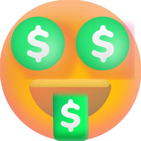Money Face Emoji PNG Transparent Images - PNG All