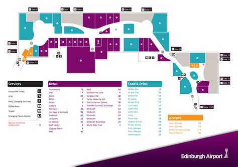 Airport maps | Edinburgh Airport