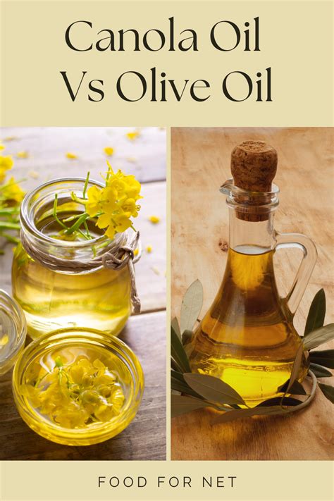 Canola Oil Vs Olive Oil: Which One Wins? | Food For Net