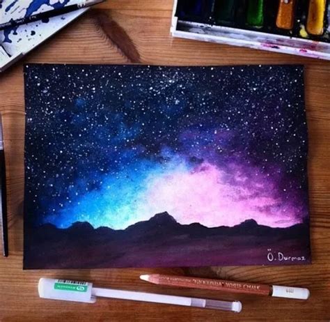 . galaxy . drawing | Art painting, Galaxy art, Galaxy painting