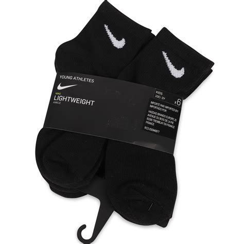 Nike Logo Set of Socks in Black — BAMBINIFASHION.COM