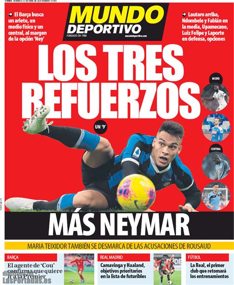 Periodico Mundo Deportivo - 12/4/2020