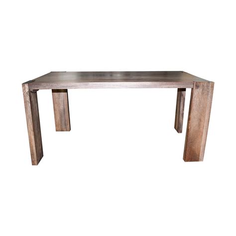 73% OFF - CB2 CB2 Rustic Wood Dining Table / Tables