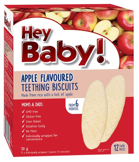 Buy Hey Baby! Apple Teething Biscuits Online | Faithful to Nature