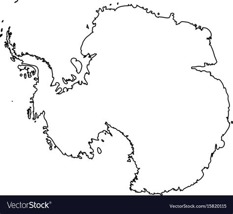 Blank Map Of Antarctica Printable - Blank Printable