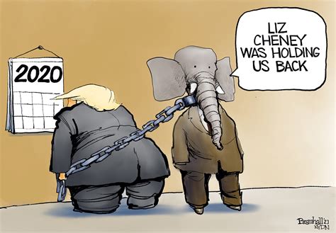 Political Cartoon U.S. gop liz cheney | The Week