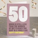 Funny Menopausal 50th Birthday Card By Wordplay Design ...