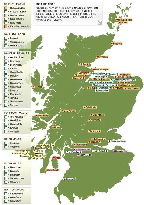 Scotland Speyside Distillery Map - Nick Fletcher
