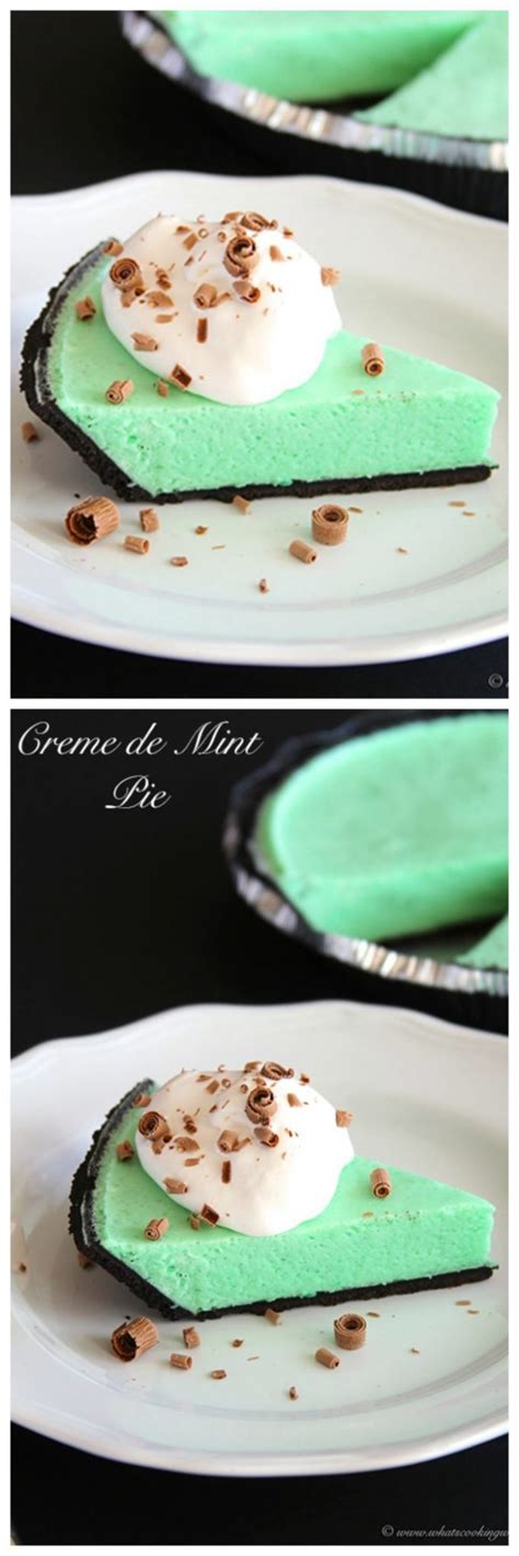 Creme de Mint Pie Recipe - Cooking With Ruthie