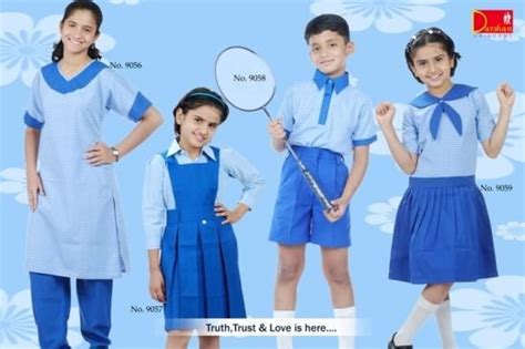 Indian School Uniform Designs For Girls