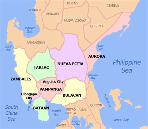 Region 3 Central Luzon : Cities and Provinces in Region III Philippines - Philippines