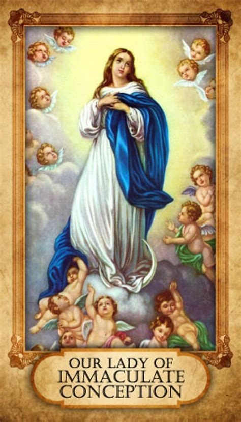 Items similar to Our Lady of the Immaculate Conception Prayer Card on Etsy