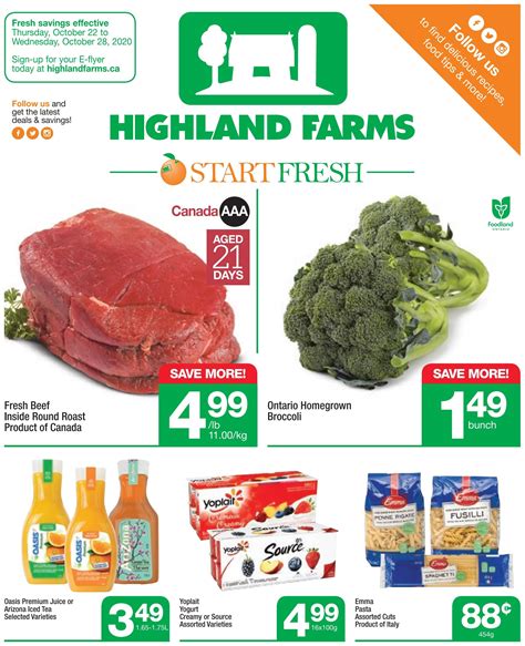 Highland Farms Flyer October 22 to 28