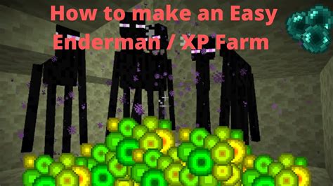 How To Make An Easy Ender pearl / XP Farm! - YouTube