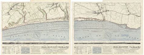 Secret maps prepared for the D-Day landing at Omaha Beach - Rare ...