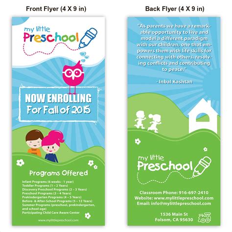 Preschool Flyer - 16+ Examples, Illustrator, InDesign, Word, Pages, Photoshop, Publisher