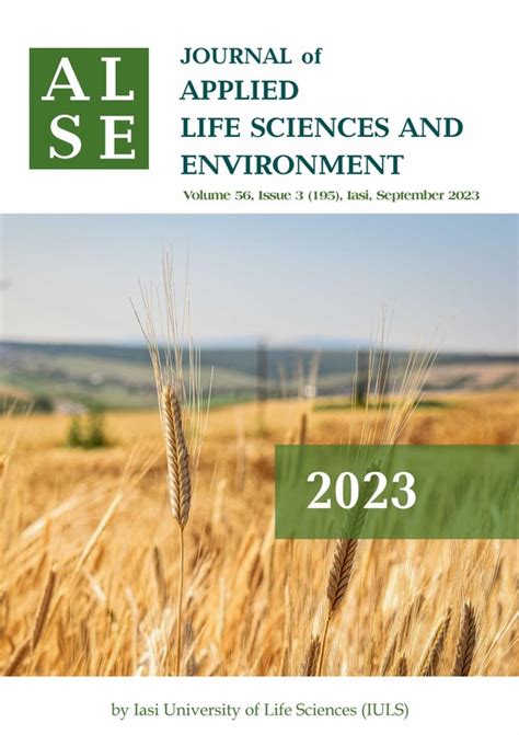 Issue 3 (195)/2023 – Journal of Applied Life Sciences and Environment