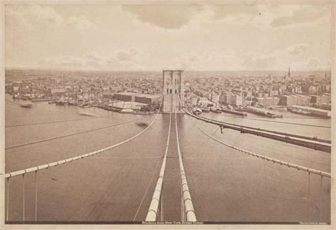 Amazing Photos of the Brooklyn Bridge Under Construction ~ Vintage Everyday