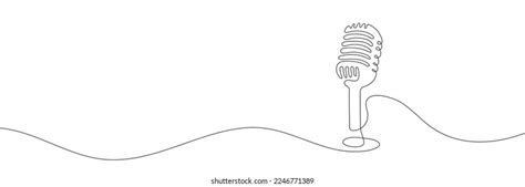 23,712 Mic Line Illustration Images, Stock Photos, 3D objects, & Vectors | Shutterstock