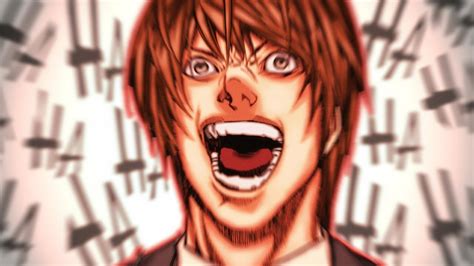 Death Note Light Yagami laugh Blank Template - Imgflip