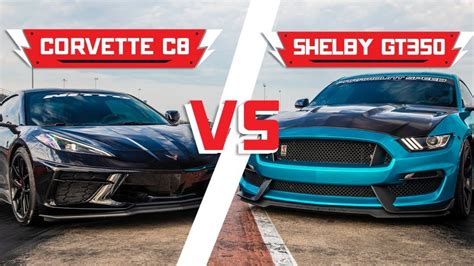 2020 Corvette Z51 vs Supercharged Shelby GT350