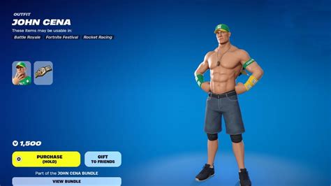 Fortnite John Cena Guide: How to Get the WWE Skin, Emotes, & Cosmetics – GameSkinny