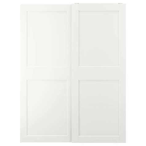 GRIMO Pair of sliding doors, white, 59x791/8" - IKEA in 2022 | Sliding doors, Ikea closet doors ...