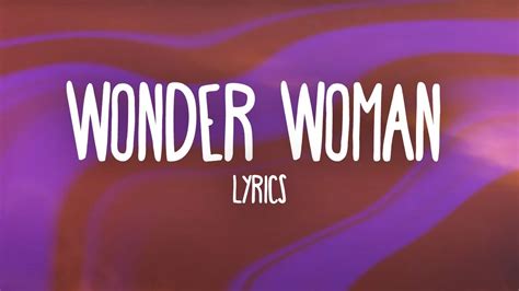 Miley Cyrus - Wonder Woman (Lyrics) - YouTube