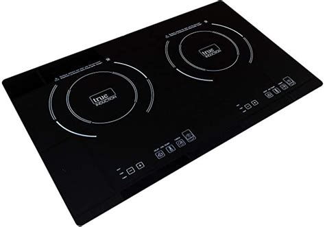 TRUE INDUCTION TI-2B Built-In Double Burner Induction Glass Cook-Top ...