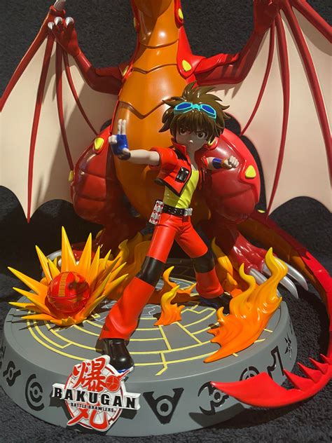 Bakugan Drago and Dan 1/10 Scale Collectible Diorama – Bedrock Collectibles