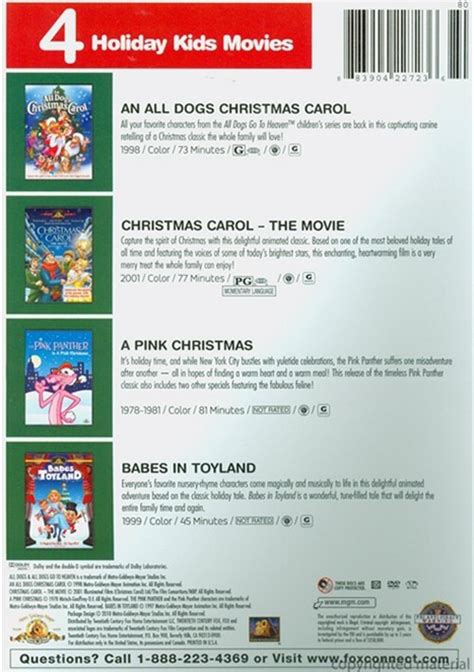 All Dogs Christmas Carol, An / Christmas Carol: The Movie / Pink ...