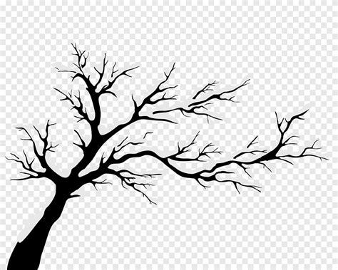 Tree Silhouette Autumn, tree, leaf, branch png | PNGEgg