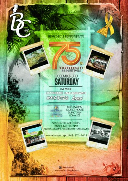 75th Anniversary at the Siesta Key Beach Club - Sarasota Events Calendar