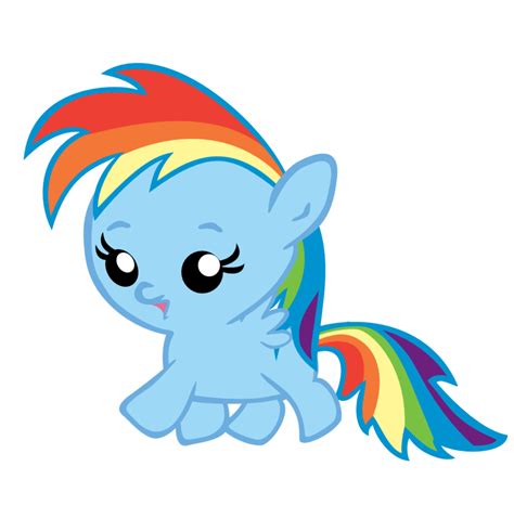 Baby Rainbow Dash Running by jrk08004 on deviantART | Rainbow dash, Baby pony, Pony