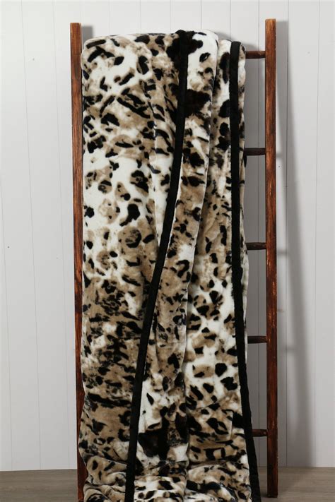 Mink Animal Print Blanket 200x220cm