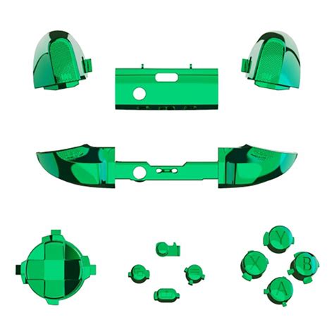 XBOX SERIES S/X Controller Button Set Chrome Green