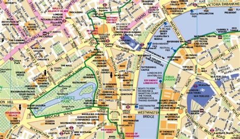 Huge London Map Size 2000 x 720mm - Cosmographics Ltd