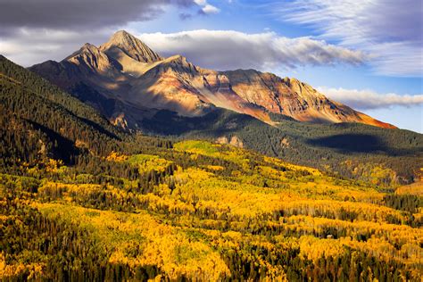 Wilson Peak Telluride Colorado Fall Color Fine Art Print | Photos by Joseph C. Filer